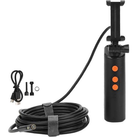 F280 1080P Endoskop 2MP 8mm WIFI Dual-Objektiv-Boreskop Kanalinspektionskamera IP68 Wasserdicht (5m / 1