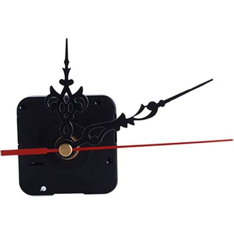 Horloge de Remplacement Horloge de Bricolage Mural Horloge de Quartz Accessoires de mécanisme Horloge pour Le Salon - Noir (1/5)
