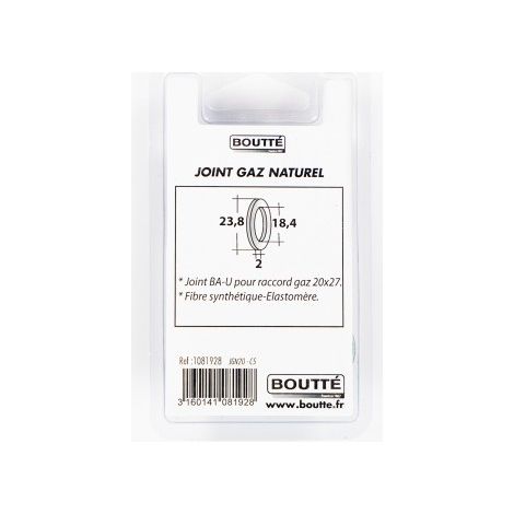 Joint gaz naturel - 20x27 - 5 pièces - BOUTTÉ (1/3)