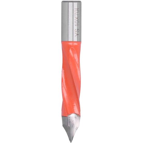 Foret de Menuiserie 1/2 Acier Carbone Alliage, Outil de Perçage et Poinçonnage pour Bois T10x70L