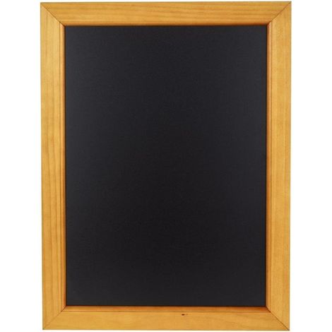 Ardoise murale cadre en bois Olympia - 450 x 600 mm (1/5)