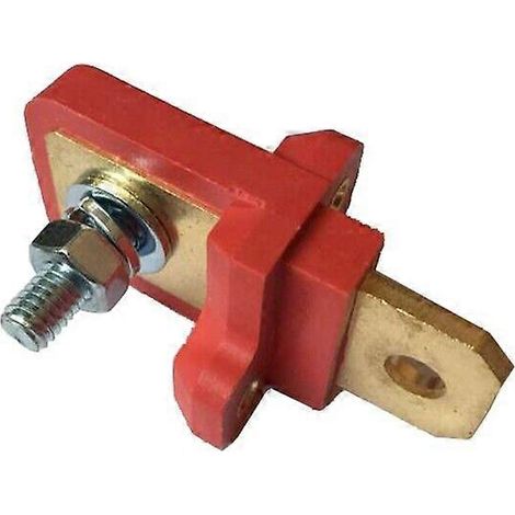 Lot de 2 bornes de connexion en cuivre véritable 300 A pour onduleur Power-FFY (1/4)