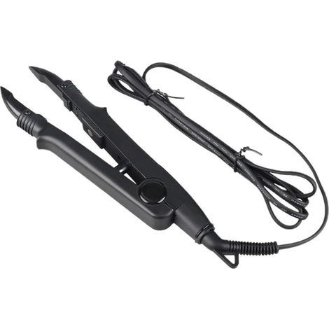 Connecteur De Cheveux En Fer For Extension, À Fusion Professionnel, Température Contrôlable, Chauffage, Machine Fixe, Outil D'extensions Gain Temps Efficace(Black) (1/5)