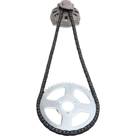 6T Boîte de vitesses Tambour d'embrayage Cloche T8F Chaîne Pignon 54 dents Pour 43cc 49cc Quad VTT Moto tout-terrain (1/5)