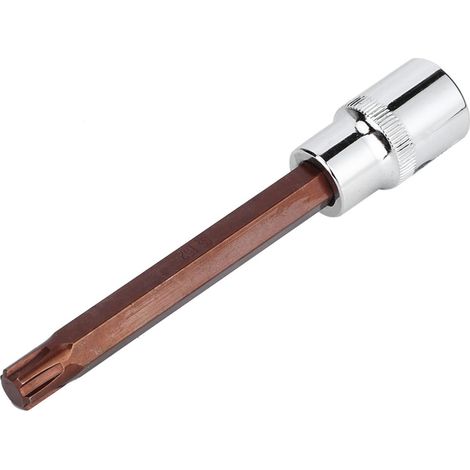 Clé à douille T52 1/2 x M10S pour extraction de vis de culasse, outil de démontage de boulons, tournevis à douille, manche 1/2, pour moteur, robuste, 1 pièce. (1/4)