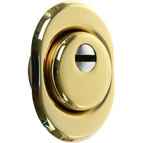 DEFENDER ANTITRAPANO PER SERRATURE Ø mm. 50 - finitura ottone  - MOTTURA