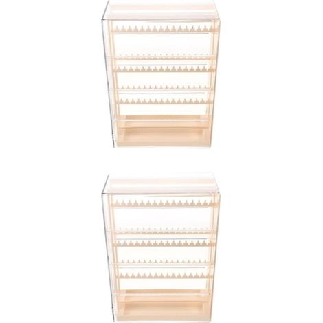 Torre portagioie in PET a 2 pezzi, elegante soluzione per esporre e riporre i tuoi oggetti. (1/5)