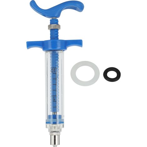 Seringue en acier plastique 10ML pour injection animale, accessoires de soins pour animaux, équipement vétérinaire