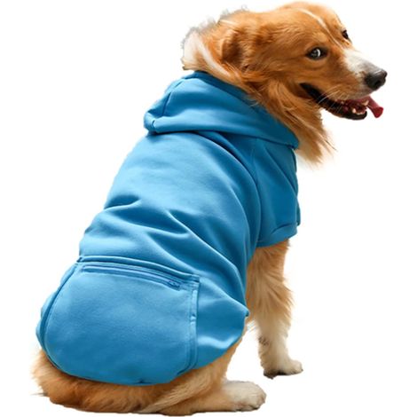 Fournitures pour animaux de compagnie, vêtements pour chiens de grande, moyenne et petite taille, pull à poche zippée