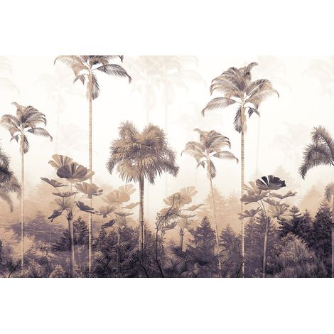 Papier peint panoramique - Forêt Tropicale - 130 cm x 87 cm (1/2)