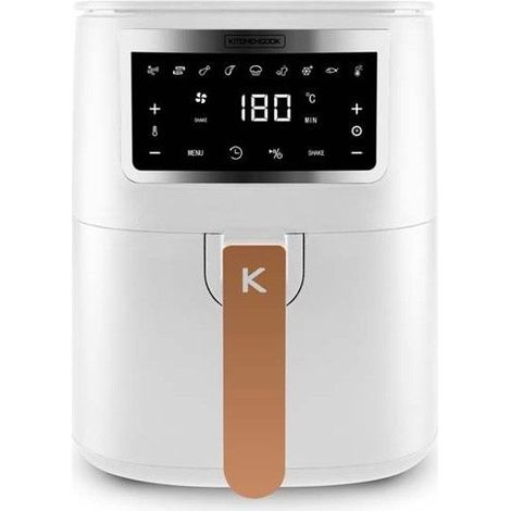 Kitchencook - Airmed4 - Blanc - Friteuse Sans Huile - 4 L - 1400 W