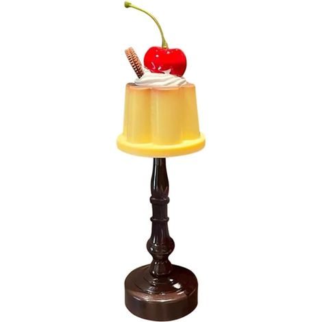 Pudding Veilleuse LED Lampe de Table Bureau Chevet Chambre Bar Chambre Décoration Atmosphère Lampe de Sommeil Cadeau pour Enfants (1/5)