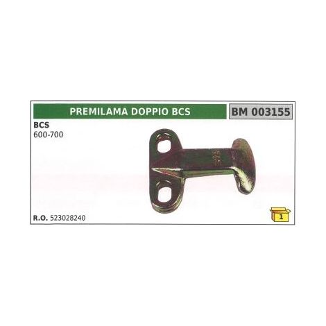 Pre-fresadora de doble cuchilla para tractor agrícola BCS 600 700