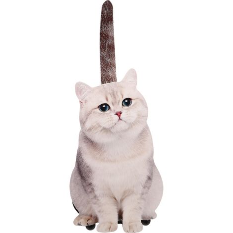 Porte-papier toilette en fer forgé INOOMP forme de chat, support (1/5)