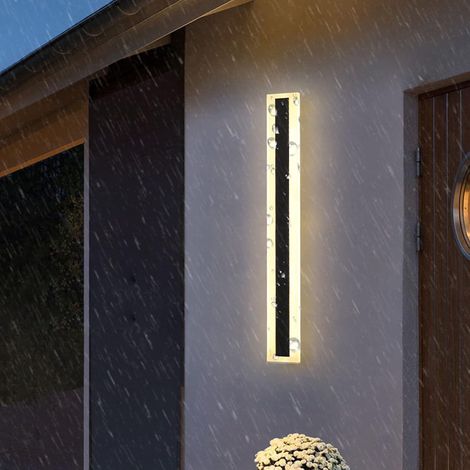 Applique longue LED murale PorcheLong Light Strip Acrylate Chaud 30CM Noir Blanc (1/5)