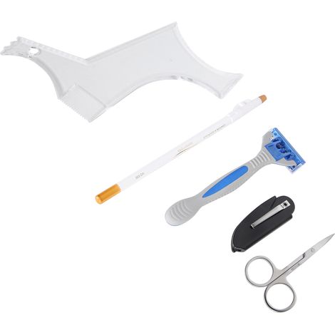 Kit de mise en forme de la barbe : gabarit, peigne pliable, ciseaux, ensemble d'entretien. (1/5)