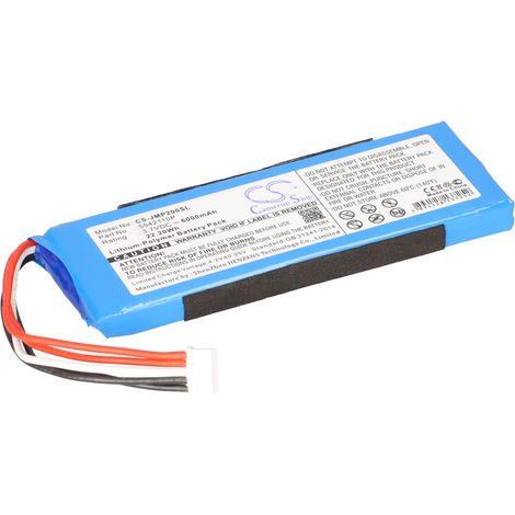 vhbw Akku kompatibel mit JBL Pulse 2 2Blkus Lautsprecher Boxen Speaker (6000 mAh, 3,7 V, Li-Polymer) (1/5)