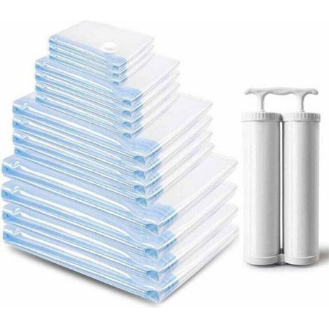 Sac Sous Vide - Matelas A Langer 130x210 Cm - Pour Compression Et Rangement Compact - 1 Unite (1/4)