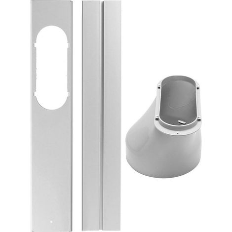 Kit de fenêtre pour climatiseur portable avec joint d'étanchéité réglable et raccord pour unité de climatisation (1/5)