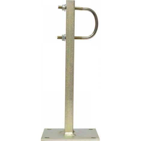 Soporte mástil U atornillable 300mm zincado RPR (1/4)