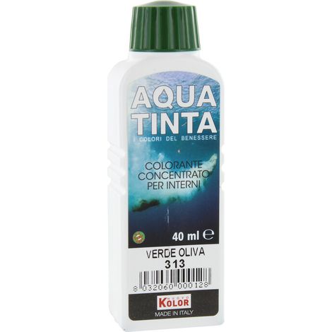 AQUATINTA P/INTERNI 40 ML VERDE OLIVA 313 Q.TA 10