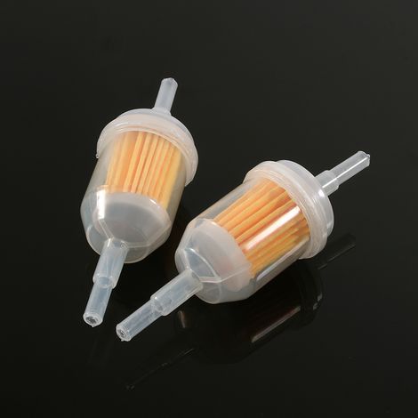 2x Filtre à essence universel en ligne pour moteur essence, tuyau réutilisable 6-8mm (1/5)