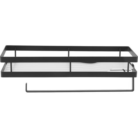Étagère murale épicée polyvalente, élégante et renforcée - Organisateur de cuisine et salle de bain à grande capacité de charge (1/5)