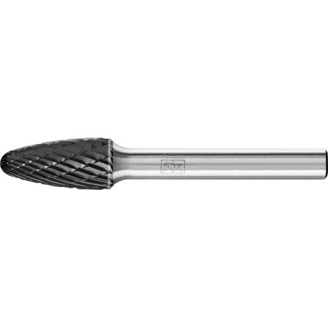 PFERD TOOLS Hartmetall Hochleistungsfrässtift Rundbogen RBF Ø 10x20mm Schaft-Ø 6 mm Z3P HICOAT universal