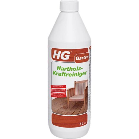 HG Hartholzreiniger 1 L Gartenmöbel Holzterrassen Reiniger (1/3)