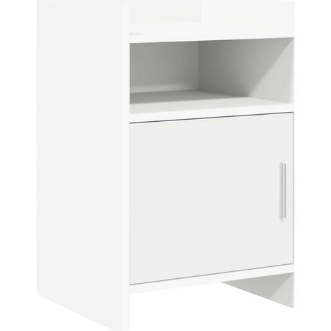 Comodini Bianco 40 x 36 x 60 cm Legno ingegnerizzato vidaXL (1/5)