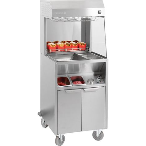 Poste de salage - double chauffe - 600 mm - 1350W - Casselin