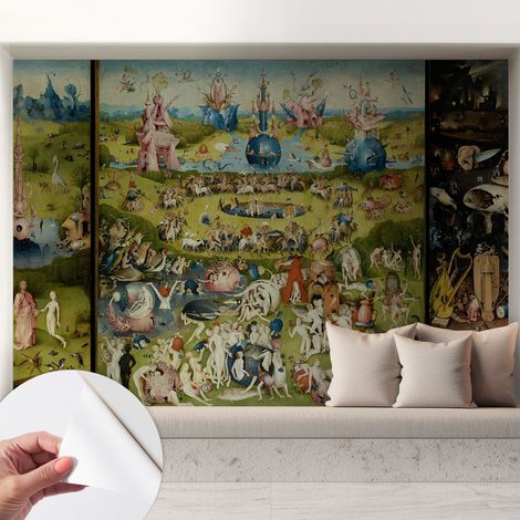 Papier peint adhésif autocollant pour salon chambre à coucher tendance et originale Jardin mystérieux 208x146 cm (1/5)