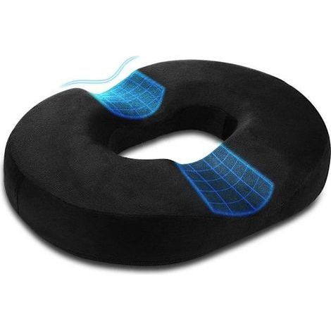 Oreiller en forme de beignet pour hémorroïdes et sciatique - Oreiller orthopédique de soulagement de la douleur pour les douleurs-AquaForge (1/5)