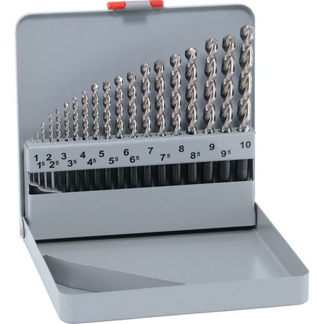 Juego de broca helicoidal D338 HSSE 1-10,0mm+ KS10,4 Maykestag