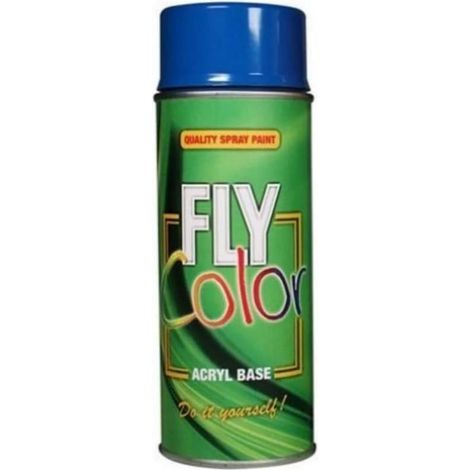 Vernis acrylique en aérosol FLY color RAL 2002 rouge brique brillant 400 ml