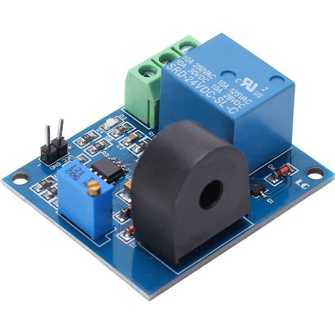 Module de détection de surintensité par capteur de courant alternatif, relais 24 V, 5 A, 20 Hz 400 Hz (1/5)