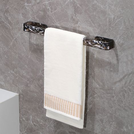 Porte-Chaussures - Porte-Serviettes Murale Sans Perçage - Acrylique - Pour Salle De Bain Entrée Ou Cuisine - 40,5 x 5 x 3 cm - 1 Pièce (1/5)