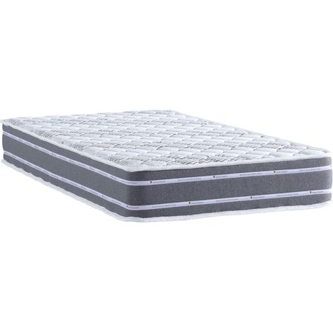 Lot de 2 Matelas 80x190 x 24 cm Confort Ferme - ame rembourrage 100 % polesther -