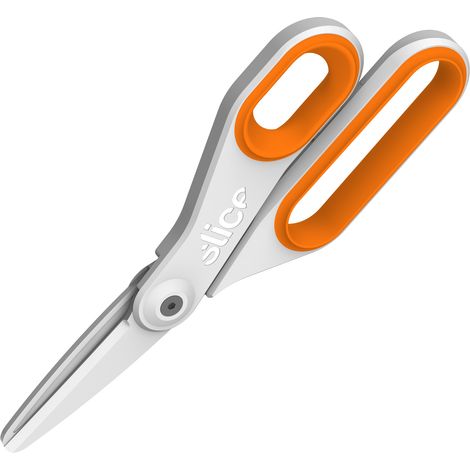 Slice 10545  Universalschere Linkshänder, Rechtshänder 198 mm Orange, Weiß (1/5)
