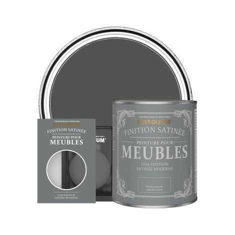 Peinture pour Meubles Finition Satinée - Graphite (1/3)
