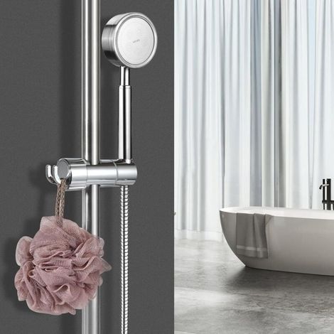 Support Universel de Douchette Réglable 1627mm pour Barre de Douche Remplaçable (1/4)