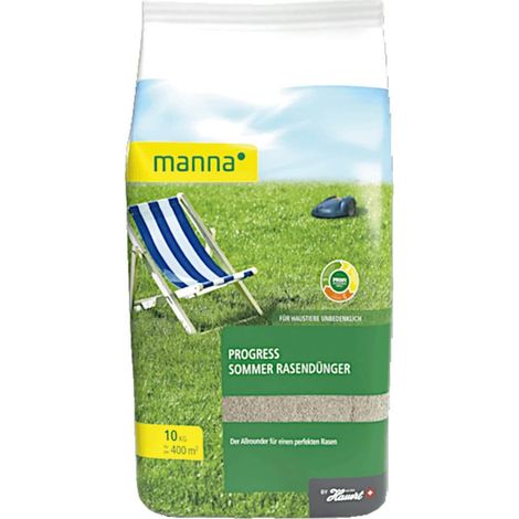 Manna Progress engrais d’été pour gazon 10 kg engrais d’été, engrais pour gazon, professionnel d’été