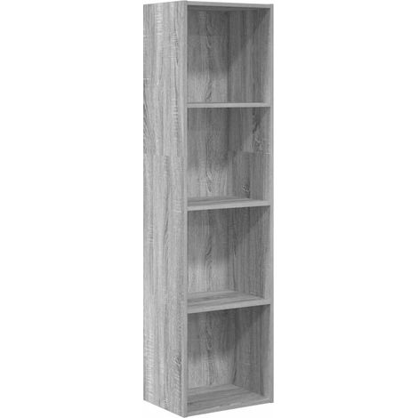 Maison Exclusive - Libreria Grigio Sonoma 40x30x152 cm in Legno Multistrato