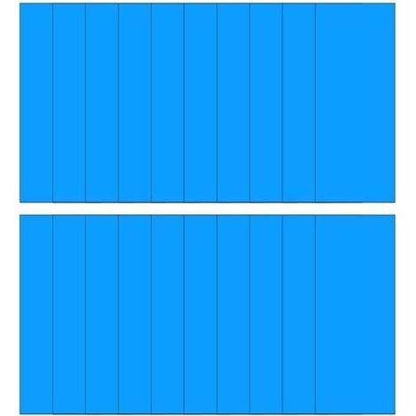Pool Repair Patch - 20 Pieces - Waterproof & Durable Self-Adhesive PVC (1/4)
