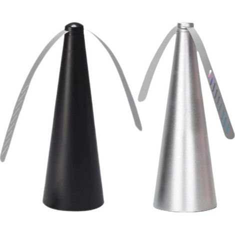 2 pièces Ventilateur Anti-Mouches - Ventilateur Anti-Mouches Ultra Silencieux - Ventilateur Anti-Mouches de Table Automatique Portab (1/4)