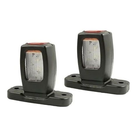 LED Feux Gabarit Position Feu Lateral Rouge Blanc Jaune 12v 24v Remolque Camion Camionette Lampe (1/4)