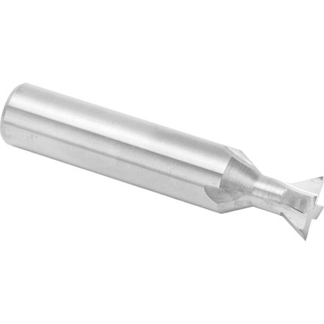 Fraise à queue d'aronde carbure 60°, Ø12mm, queue 4 coupes, longueur 60mm, outil de défonçage universel pour bois, fraise conique 4 dents. (1/5)