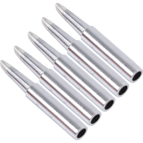 Kit de 5 pointes de fer à souder BGA, outil de station de soudage électrique à chauffage interne en cuivre (900MT3.2D) (1/5)