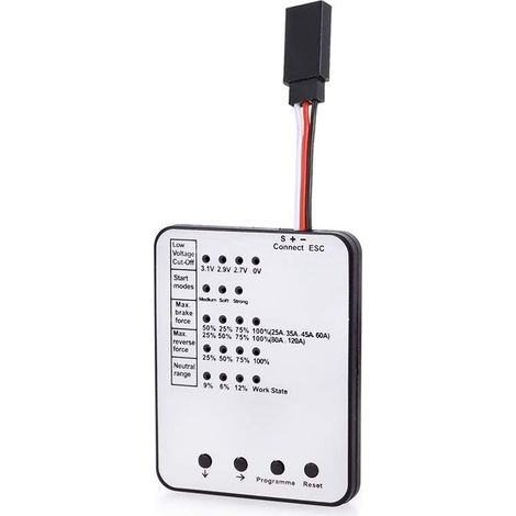 Programmateur électronique de contrôleur de vitesse pour voiture RC 25 A - 150 A ESC (1/4)