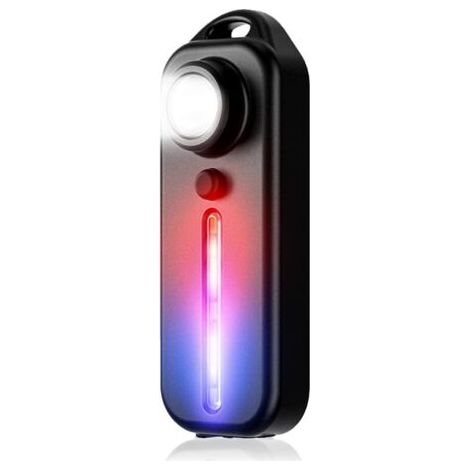Feu arrière de vélo, puissant feu arrière LED rechargeable USB, étanche, pour la signalisation et la sécurité du casque.